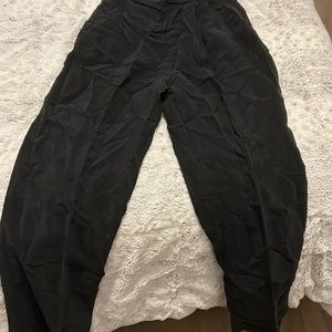 black baggy pants